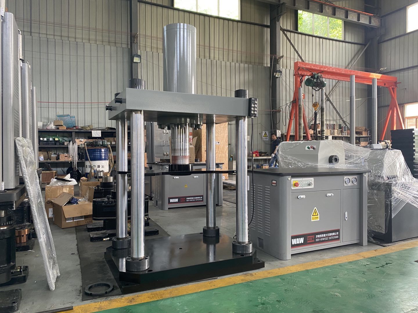 HJY-1000W 1000KN 100Ton Compression testing machine